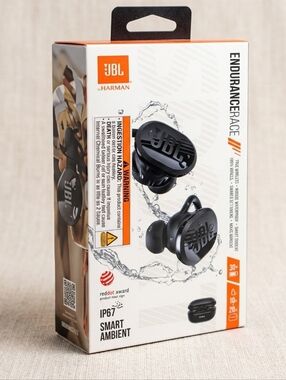 JBL Endurance Race True Wireless Earbuds - Black